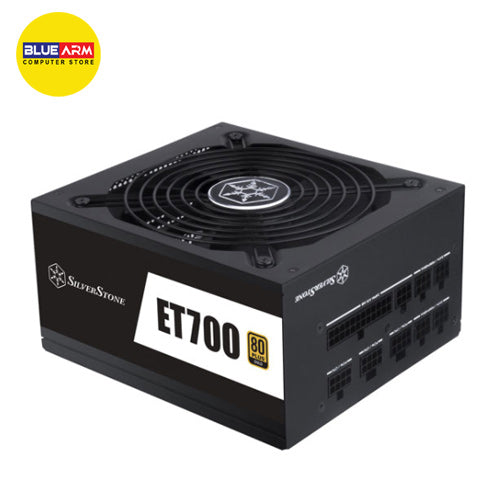 SILVERSTONE ET700-MG ESSENTIAL 700W PSU (MODULAR CABLING/GOLD/FLAT CABLE) SILVERSTONE ET700-MG ESSENTIAL 700W PSU (MODULAR CABLING/GOLD/FLAT CABLE)